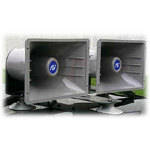 AmpliVox Sound Systems S312 Sound Cruiser 60W Dual Horn Mobile PA System