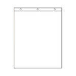 Lineco Easel Presentation Pad - Plain - 27 x 34" (50 Sheets)