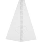 Lineco Double Wing Self-Stick Easel Backs, 15" (25 Pack, White)