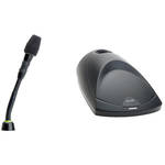 Shure MX405W 5-inch Gooseneck Microphone and Wireless Desktop Base (Cardioid) 