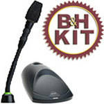 Shure MX405W 5-inch Gooseneck Microphone and Wireless Desktop Base (Cardioid) 