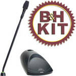 Shure MX410W 10-inch Gooseneck Microphone and Wireless Desktop Base (Supercardioid) 