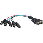 TV One DVI Male to 5-Pin BNC Female (RGBHV Format) Adapter Cable - 1.5'