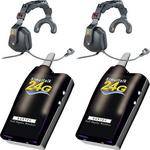 Eartec 2 Simultalk 24G Beltpacks with Ultra Single Headsets