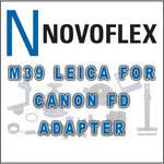 Novoflex CANLEI-K Canon FD to Balpro Bellows (Leica M39) Body Adapter 