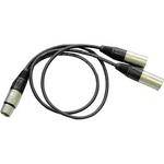 Eartec XLR Female to 2 XLR Male Splitter Cable for TCS Intercoms