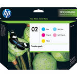 HP HP 02 Inkjet Print Cartridge Color Combo Pack