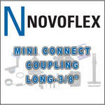 Novoflex Quick Release Plate for MiniConnect Adapter - with 8mm Long 3/8" Screw