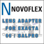Novoflex Balpro 1 Lens Adapter for Exacta 66 System Lenses