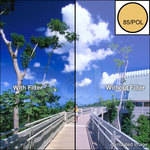 Tiffen 4.5" Round Combination 85 Color Conversion and Linear Polarizing Filter