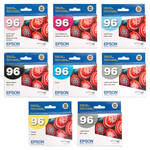 Epson Matte Black Ink Cartridge Set for Epson Stylus Photo R2880 Printer (8 Cartridges)