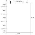 Pina Zangaro Polypropylene Express Sheet Protector - (14 x 11", 10 Sheets) - 
