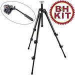 Manfrotto 190XDB with 701HDV Video Tripod System (Black)