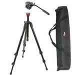 Manfrotto BO755XB701HD MDeVe Aluminum Video Tripod System with Bag (Black)