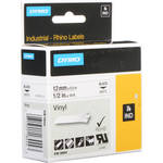 Dymo 1/2" x 18' Vinyl Label Tape for RHINO Label Printers (White)
