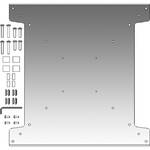 Chief PSB-2364 Custom Interface Bracket for Large Flat Panel Mounts