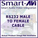 Smart-AVI CCRS232MF06 - RS232 Male to Female Cable ( 6' )