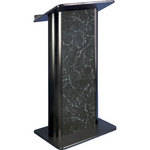 AmpliVox Sound Systems SN3095 Contemporary Color Panel Lectern (Pyranees Marble)