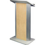 AmpliVox Sound Systems SN3110 Contemporary Color Panel Lectern (Hardrock Maple)