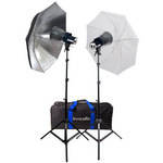 Interfit Stellar Tungsten Two-Light Umbrella Kit 