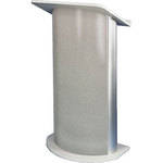 AmpliVox Sound Systems SN3125 Curved Color Panel Lectern (Grey Granite)