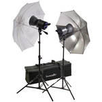 Interfit Stellar X 600 Flash Two Monolight Umbrella Kit (120VAC)