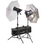 Interfit Stellar X 1000 Flash Two Monolight Umbrella Kit (120VAC)