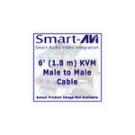 Smart-AVI 6' (1.8 m) KVM Male to Male Cable