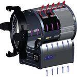 Arri ST1 Studio 1Kw Fresnel, Stand Mount - Black (120-230VAC)