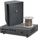 JBL Basic Single-Zone, 70V Wall Mount Sound System for up to 3,000 sq ft.