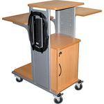 H. Wilson WPS4BRCE  Presentation Station with Lockable Cabinet (18.25 x 41 x 34.5")