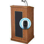 Oklahoma Sound Prestige Sound Lectern #711 (Medium Oak) w/ LWM-5 