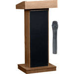Oklahoma Sound Orator  #800x Sound Lectern (Walnut) w/ LWM-5
