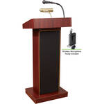 Oklahoma Sound Orator  #800x Sound Lectern (Mahogany) w/ LWM-6