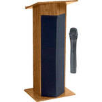Oklahoma Sound Power Plus Lectern #111PLS (Walnut)