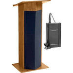 Oklahoma Sound Power Plus Lectern #111PLS (Walnut)