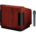 Oklahoma Sound 950 Table-top Sound Lecturn (Mahogany on Walnut) w/ LWM-5