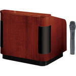 Oklahoma Sound 950 Table-top Sound Lecturn (Walnut on Cherry) w/ LWM-5