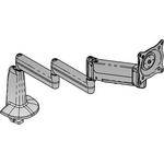 Chief KCB110S  Flat Panel Height-Adjustable Triple Arm Desk Mount (Silver)