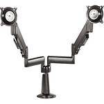 Chief KCY220 Height-Adjustable Dual Arm Dual Monitor Desk Mount (Black)