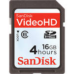 SanDisk 16GB Video HD SDHC Memory Card