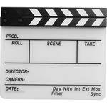 Pearstone Acrylic Dry Erase Clapboard with B/W Sticks (9.75x11")