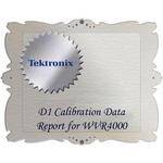 Tektronix CA1 Calibration Service for WVR4000