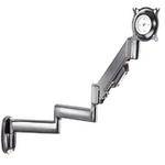 Chief KWB110S Height-Adjustable Triple Swing Arm Wall Mount  (Silver)