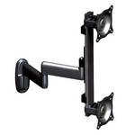 Chief KWD-230B  Dual Vertical Monitor Swing Arm Wall Mount (Black)