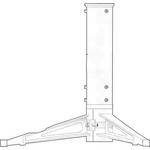 Vixen Optics P85 SX Metal Pillar for Sphinx Series Mounts