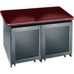 Middle Atlantic D12SD-DC Square Dual Bay Rack with Doors
