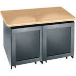 Middle Atlantic D12SD-HM Square Dual Bay Rack with Doors