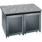 Middle Atlantic D12SD-PS Square Dual Bay Rack with Doors