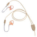 Voice Technologies VT602 Stereo Earphones (Beige)